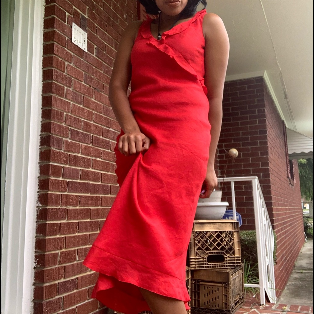 Red dress